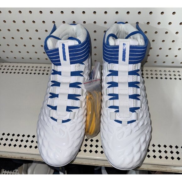 Jordan Force Savage Pro 2 UCLA Bruins PE Mens Football Cleats Size 12.5 White - Picture 4 of 12